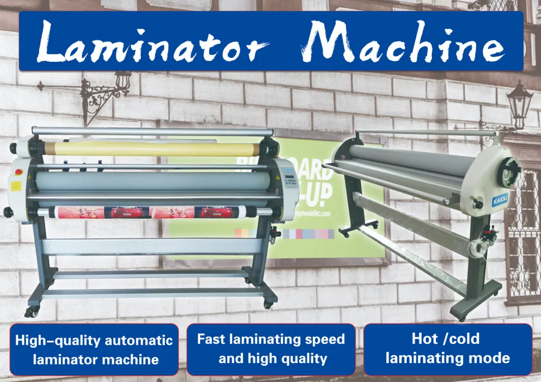 Automatic Hot &amp; Cold Adhesive Vinyl Film Lamination Machine with Internal Infrared Industrial Pneumatic Machine